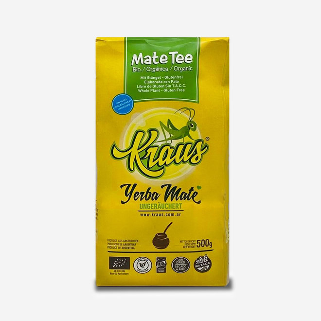 ORGANIC MATE TEA FAIR TRADE & UNSMOKED - 500g - ARGENTINA