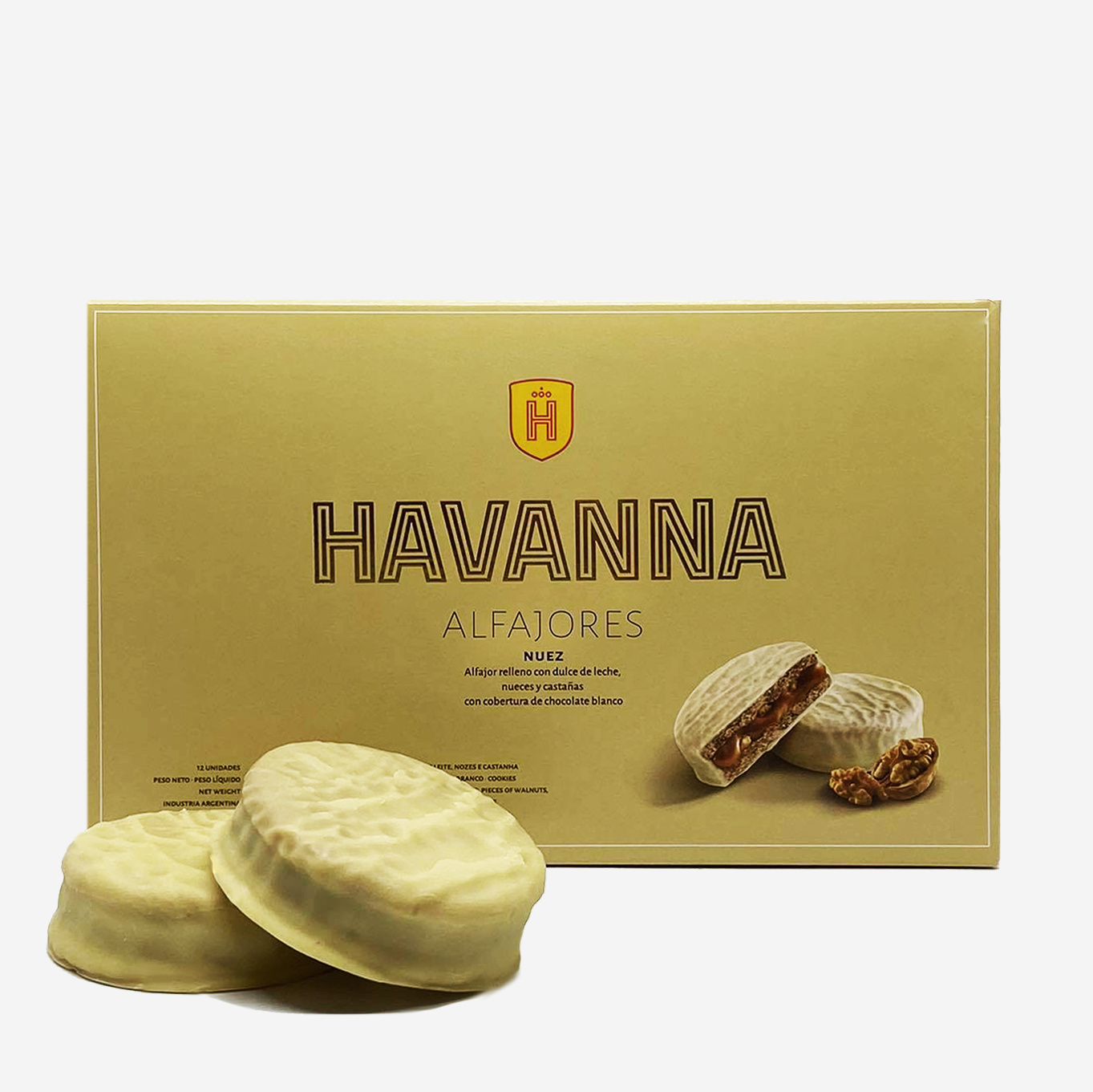 HAVANNA ALFAJORES NUEZ WITH NUTS - 12 - ARGENTINA buy online