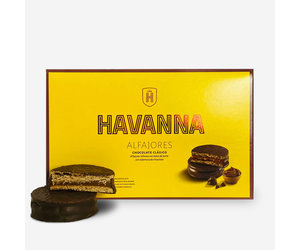 HAVANNA ALFAJORES - CHOCOLATE - 12 - 660g - ARGENTINA