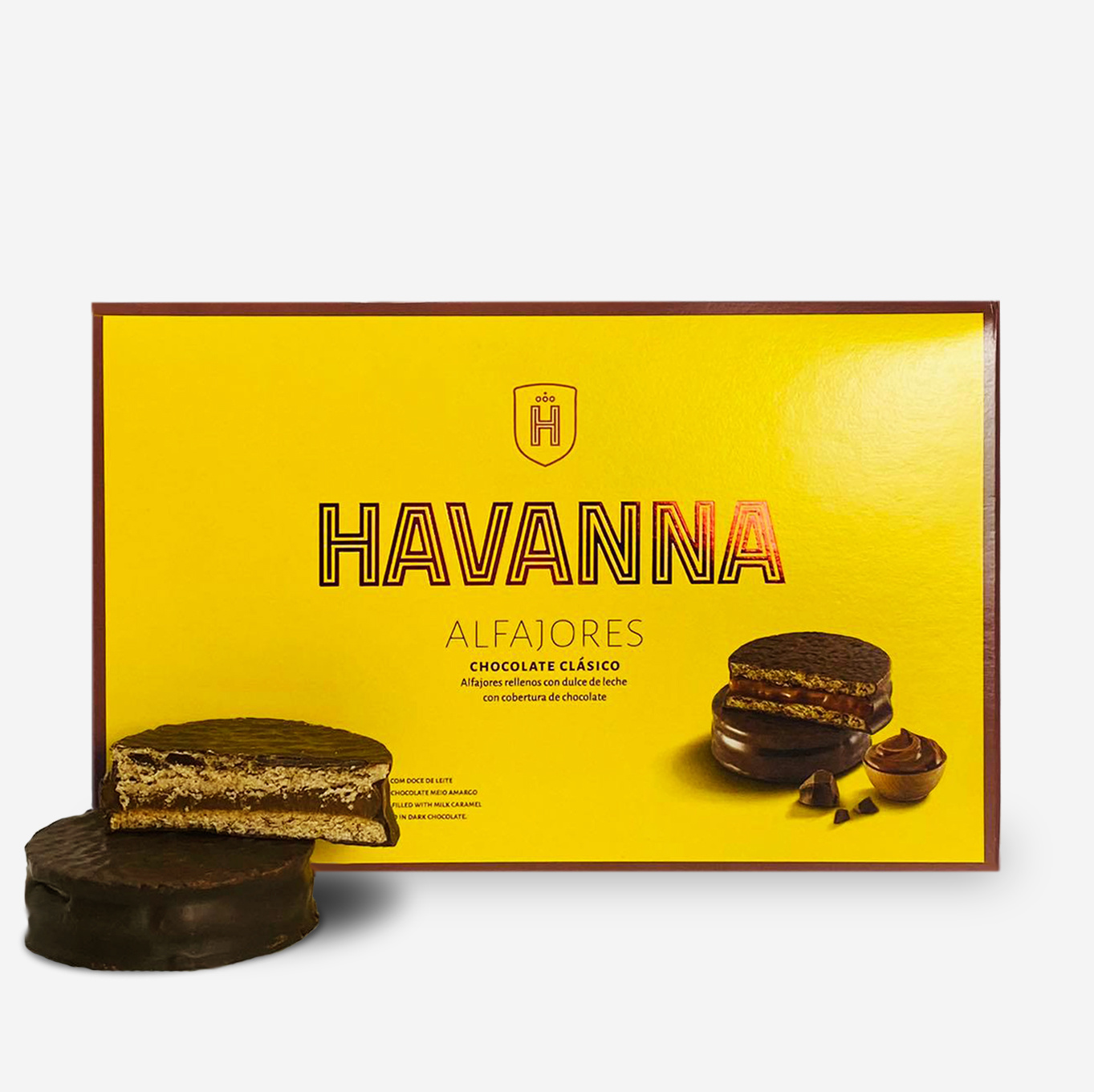 ALFAJORES CHOCOLATE x 12 uds - Tienda Havanna