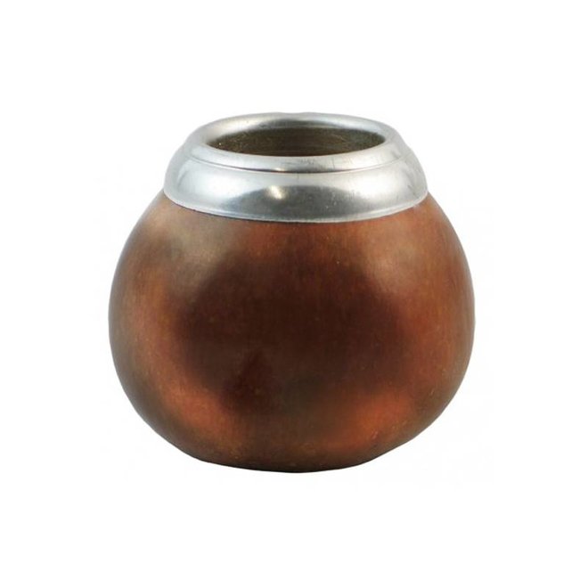 MATE BECHER CALABAZA VIROLA - BORDEAUX - SMALL - ARGENTINIEN