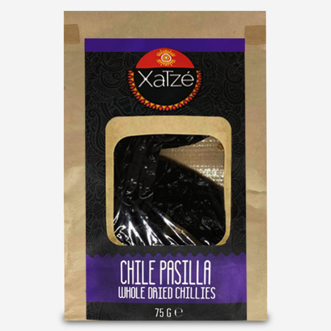 CHILES ENTEROS "PASILLA" - 75g - MÉXICO