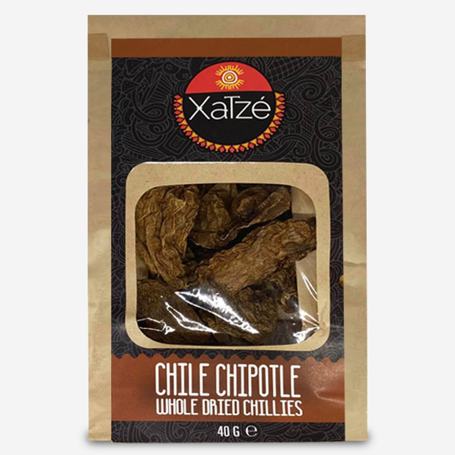 CHILES ENTEROS "CHIPOTLE" - 40g - MÉXICO