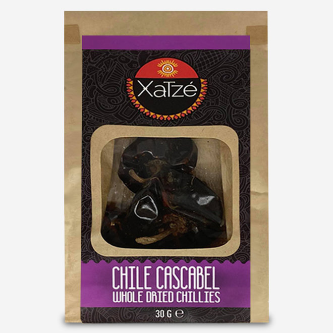 CHILES ENTEROS "CASCABEL" - MUY PICANTE - 30g - MÉXICO