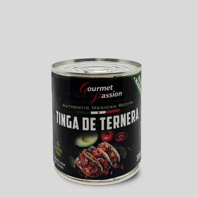 TINGA DE TERNERO - VEAL MEAT WITH SPICIES TACO FILLING - 300g - MEXIKO