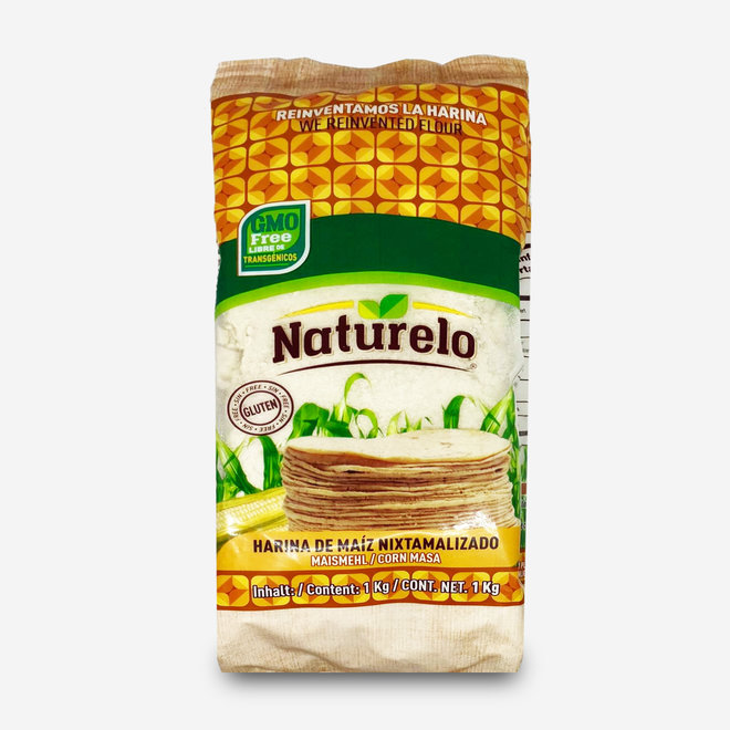 CORN FLOUR FOR TORTILLAS - NIXTAMALITED - GLUTEN-FREE  - 1Kg - MEXICO