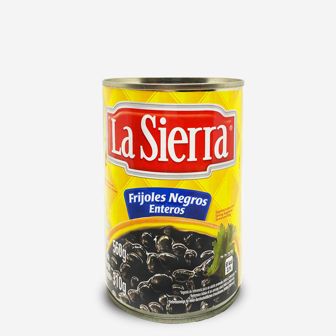 WHOLE BLACK BEANS - 560g - MEXICO