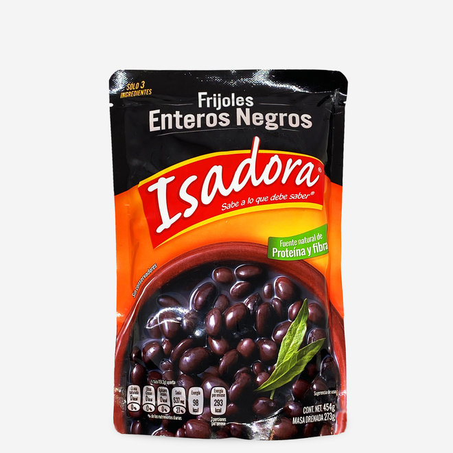 FRIJOLES ENTEROS NEGROS - GANZE SCHWARZE BOHNEN - 454g - MEXIKO