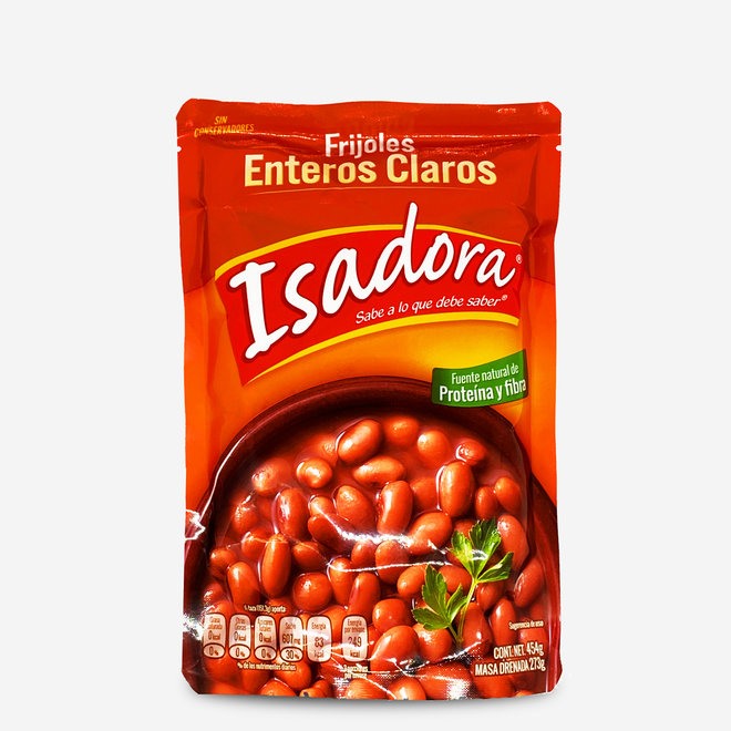 FRIJOLES ENTEROS CLAROS - WHOLE BLACK BEAN MUST - 454g - MEXICO