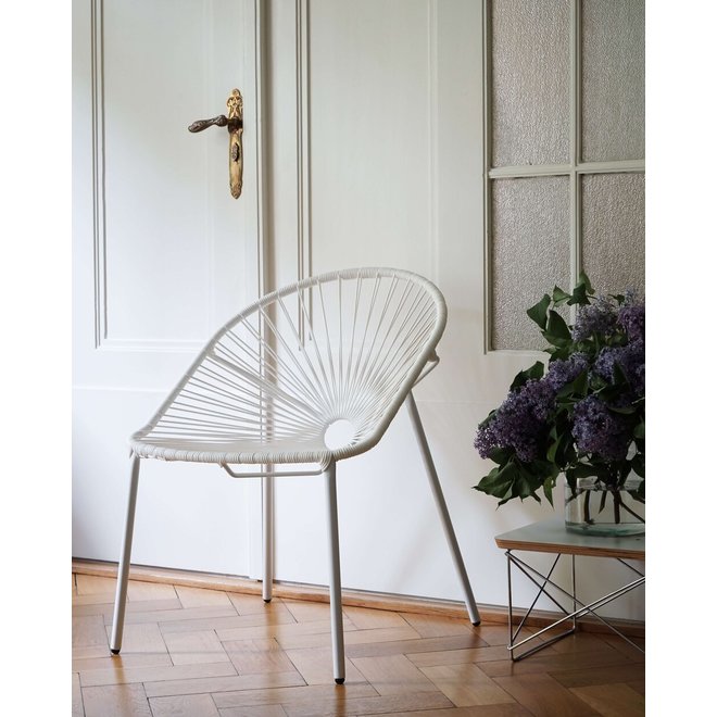 STUHL "AD4 DINING CHAIR" - WHITE/WHITE