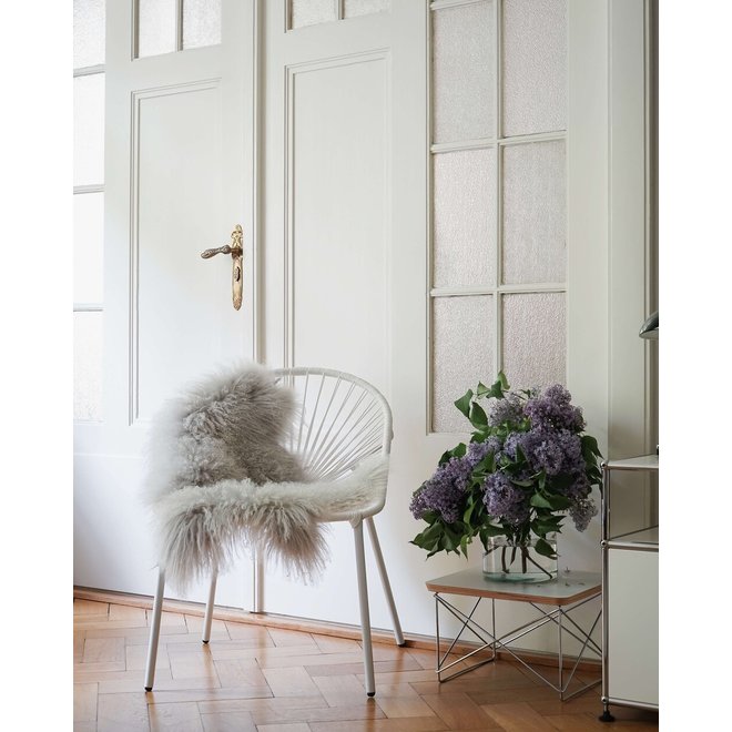 "AD1 DINING CHAIR" - WHITE/WHITE