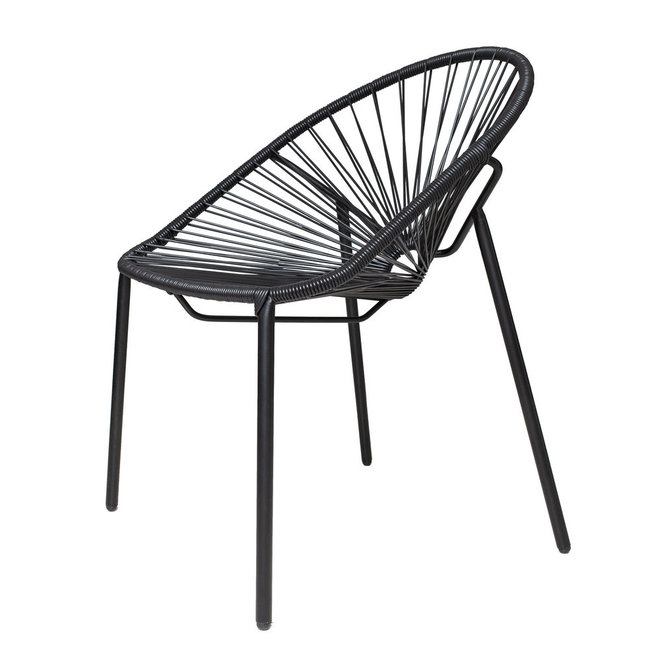 SILLA "AD4 DINING CHAIR" - NEGRO