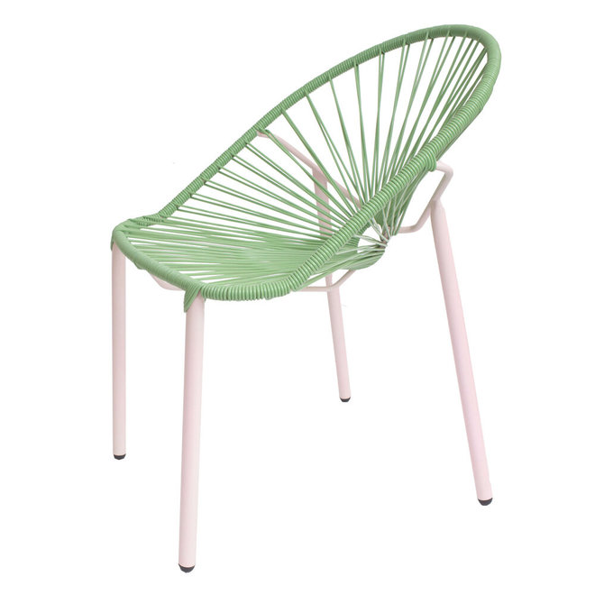 SILLA "AD4 DINING CHAIR" - VERDE ROSA