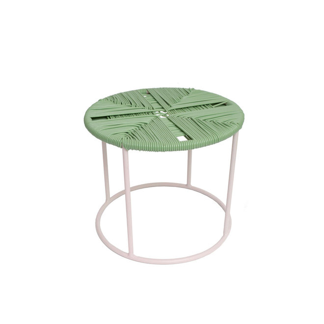 SIDE TABLE - MESITA - VERDE ROSA