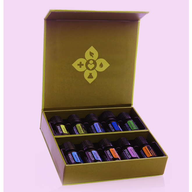 FAMILY ESSENTIALS OILS KIT - AROMATHERAPY