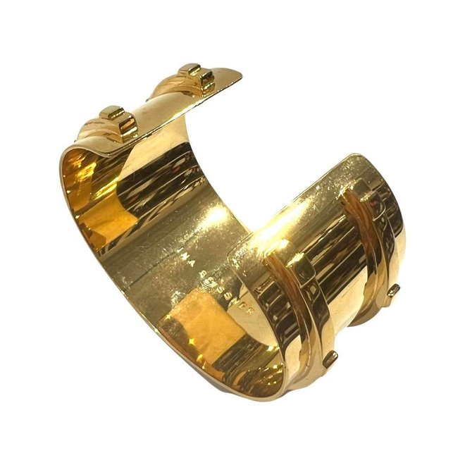 CUFF "TECLA" L - GOLD PLATED 18ct