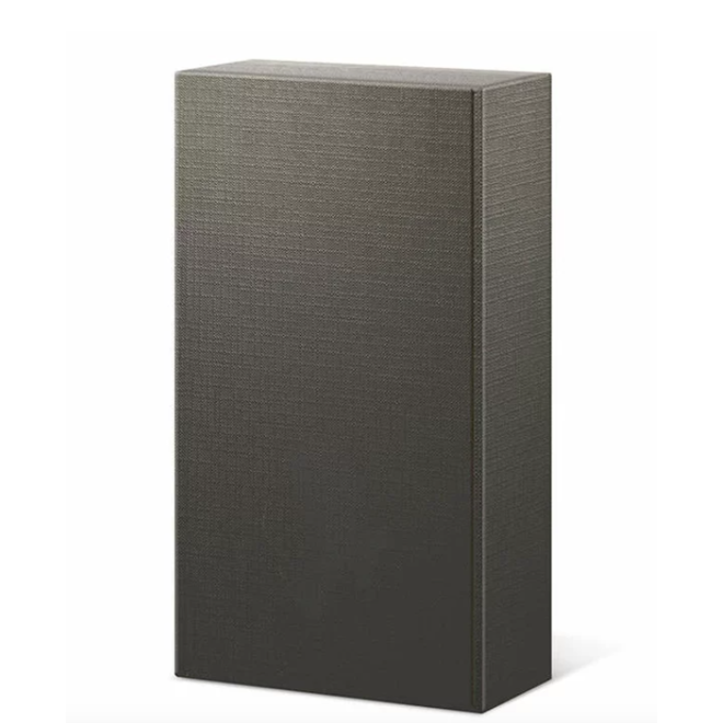CAJA DE REGALO DE CARTÓN CON ESTRUCTURA - 2x BOTELLAS - NEGRO