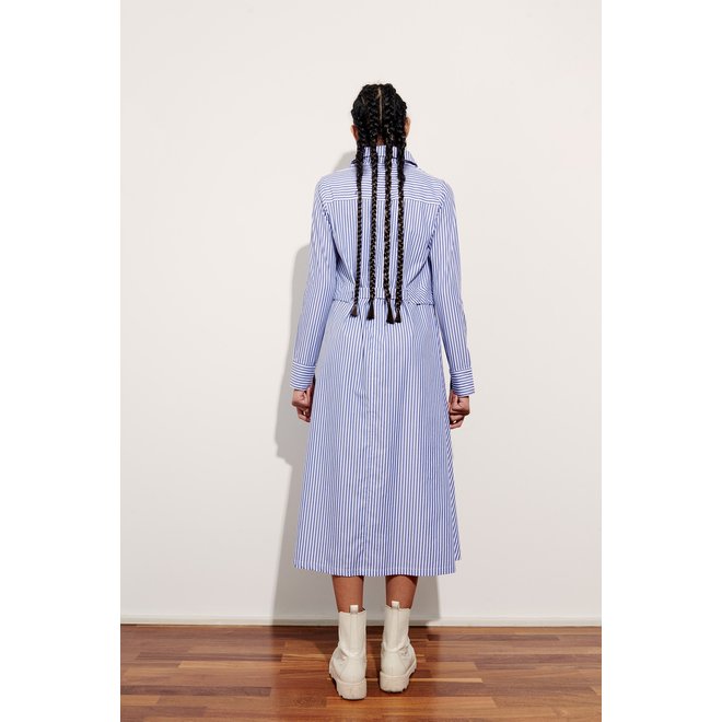 "K DRESS" - LONG SLEEVES STRIPED