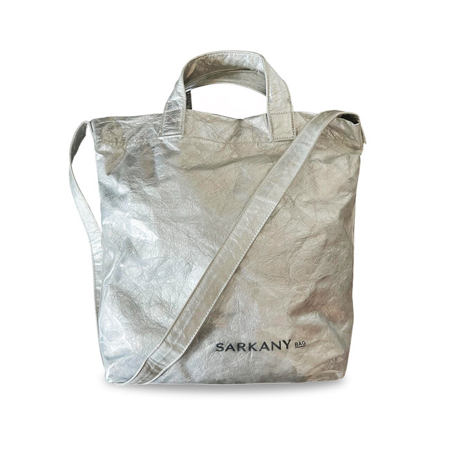 TOTE BAG- HIVER - SILVER - VEGAN