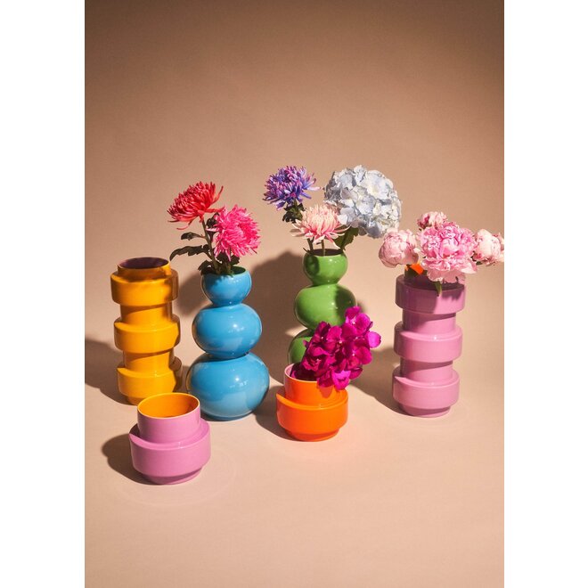 LOS FLOREROS COLLECTION - 6x CERAMIC VASES