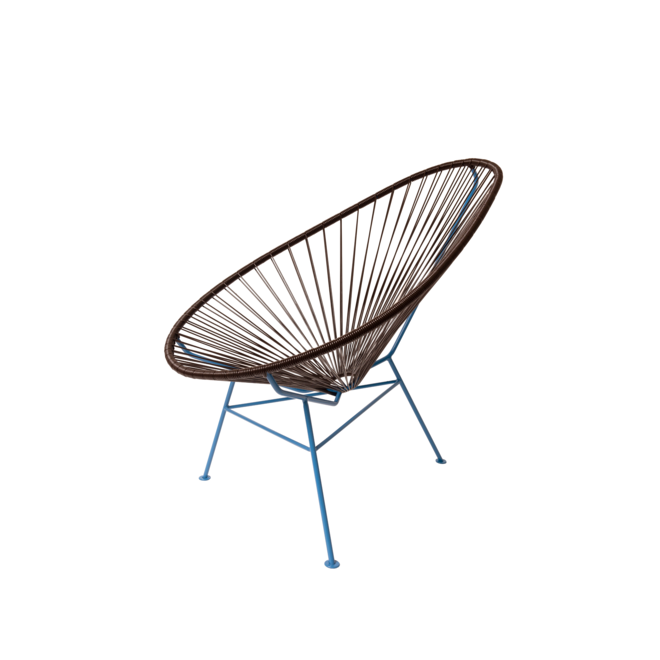 ORIGINAL ACAPULCO CLASSIC CHAIR - BROWN/BLUE