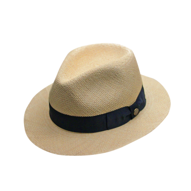 SOMBRERO ORIGINAL PANAMA "JONSSON TRADITION" - TOQUILLA - BEIGE - ECUADOR