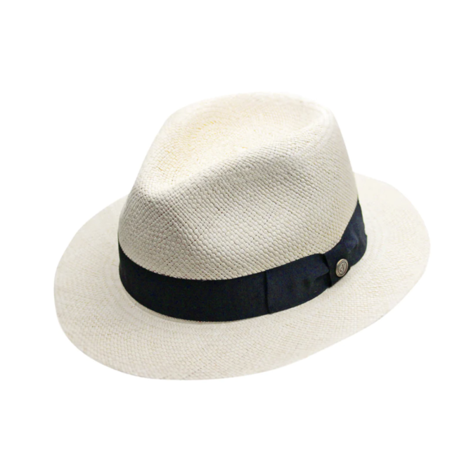 ORIGINAL PANAMA HAT "JONSSON TRADITION" - TOQUILLA - WHITE - ECUADOR