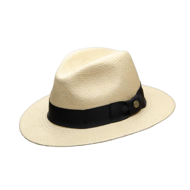 PANAMA HAT "FEDORA CLASSIC" TOQUILLA AUS EKUADOR - BEIGE