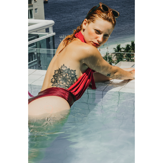 BADEANZUG "LIVIA" - MAGENTA - BRASILIEN