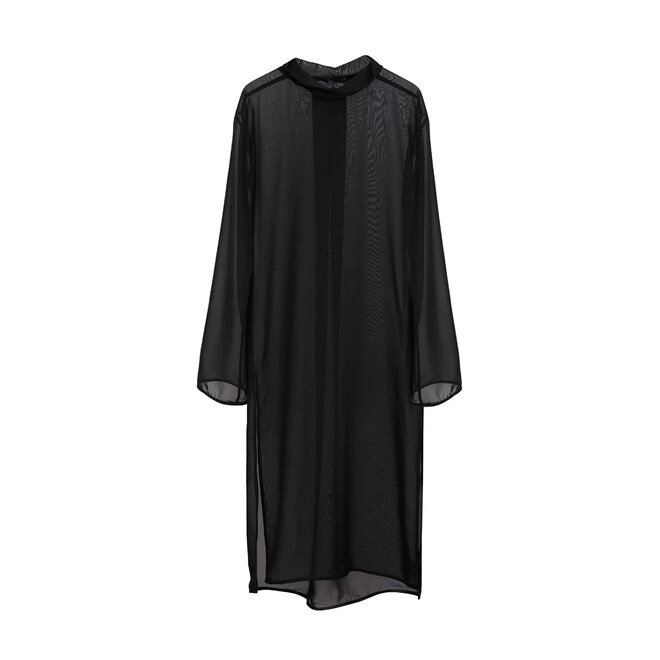 TANU CLEAR TUNIC - BLACK