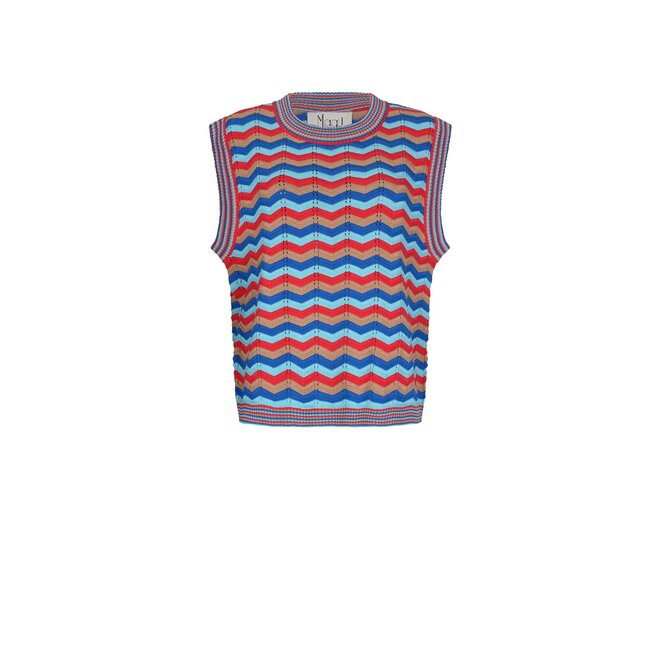 KNITTED TOP "ZIG ZAG"
