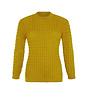 SWEATER "TRENZA" - 100% ALPACA WOOL - MUSTARD - PERÚ