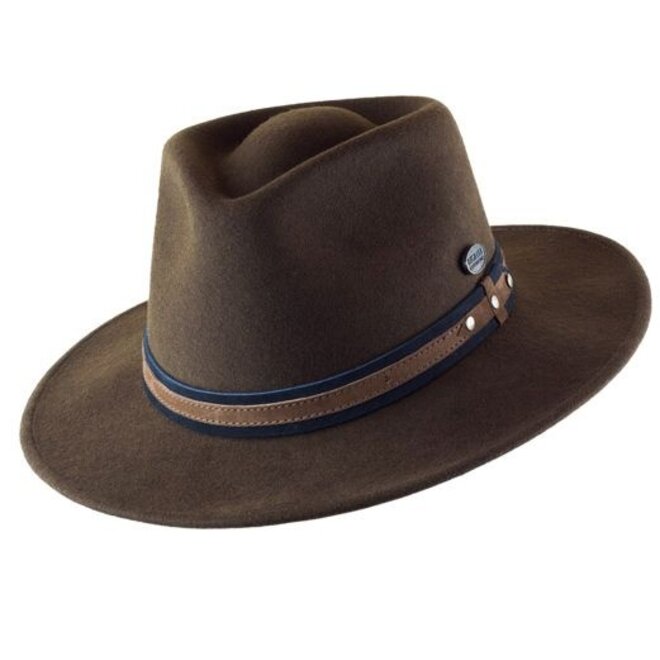 SOMBRERO "OUTDOOR" FIELTRO LANA ECUADOR - CHOCOLATE