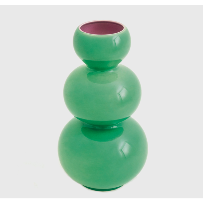 FLORERO DE CERÁMICA - LOS FLOREROS - RUMBA - VERDE