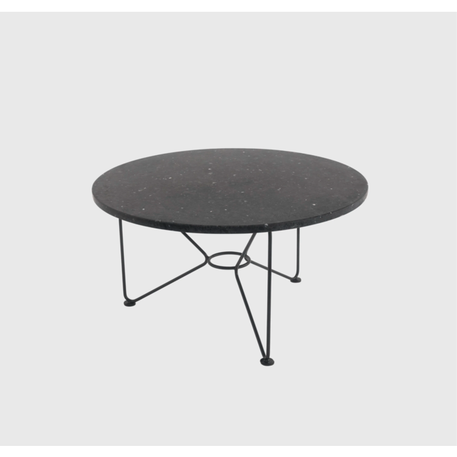 COACHTISCH - LOW TABLE TERRAZZO "TIERRA" BLACK