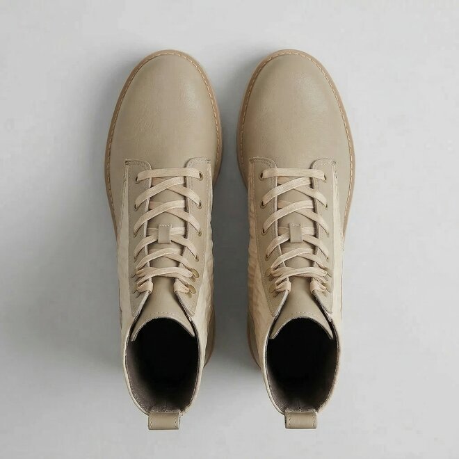 ANKLE BOOTS "CREME WEIß" 100% LEDER AUS URUGUAY - HANDMADE