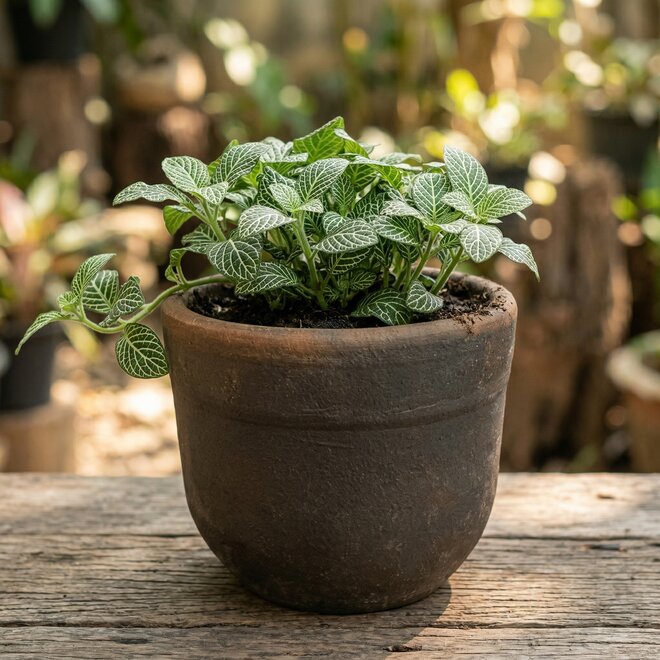 FLOWER POT - NATURAL CLAY - BROWN - POMAIRE - CHILE