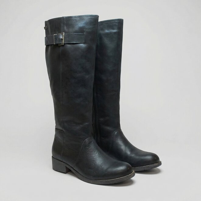 BOTAS RÚSTICAS - 100% CUERO  HECHOS A MANO EN CHILE - NEGRO