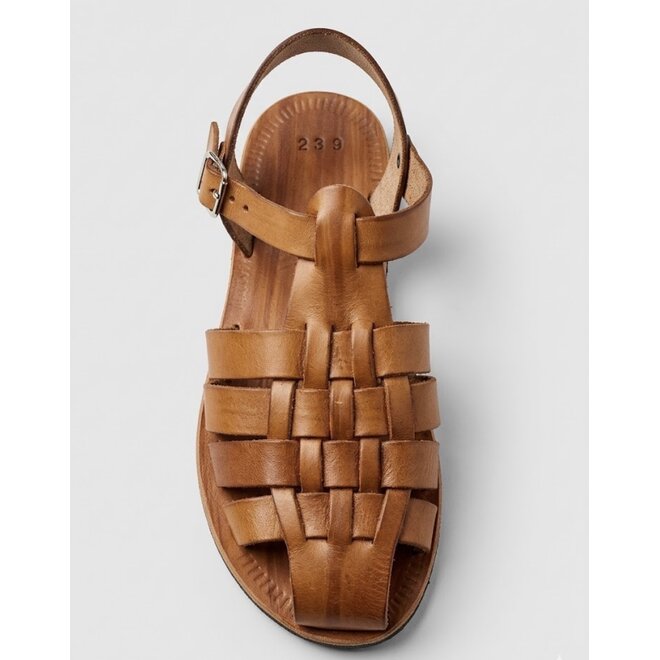 SANDAL - ALICIA ODARA - NATURLEDER - HANDGEMACHT - BRASILIEN