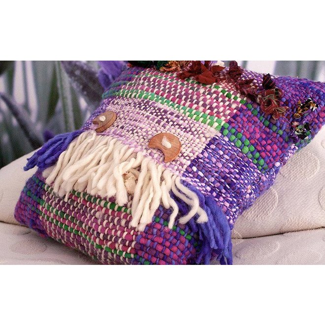 Hand weaven Pillow, 100% Wool, Ivette Sauterel Collection