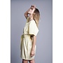 DRESS - 100% COTTON - LIGHT YELLOW
