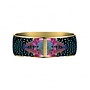 ENAMEL BANGLE "ATLANTIC MANTA" - GOLD PLATED 24 Ct - 2,5cm