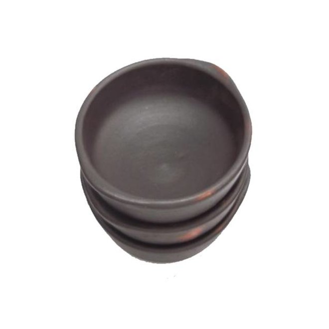 Bowl, Ceramic Pomaire Brown, Pastelera