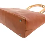 BAG2BAG NIKAIA strak leren damestas schoudertas Tan/Camel