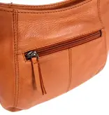 BAG2BAG HUSBY Trendy leren damestas schoudertas cognac