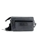 BAG2BAG GARGIA leren clutch c.q. damestas c.q. schoudertasje grijs