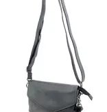 BAG2BAG GARGIA leren clutch c.q. damestas c.q. schoudertasje grijs