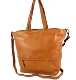 BAG2BAG FYRDE leren damestas schoudertas Cognac