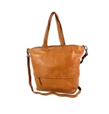 BAG2BAG FYRDE leren damestas schoudertas Cognac