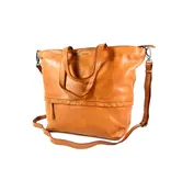 BAG2BAG FYRDE leren damestas schoudertas Cognac